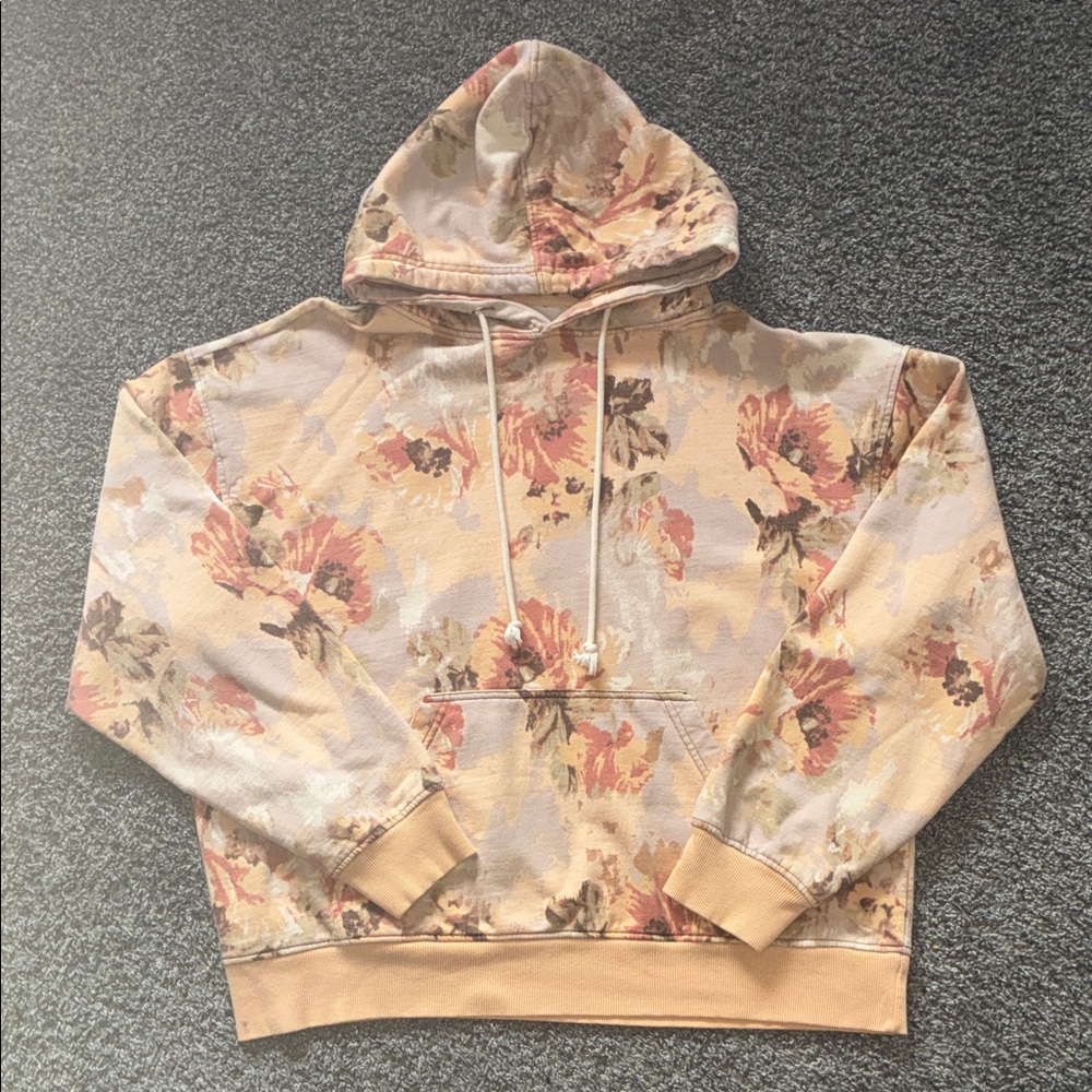 BDG Floral Print Hoodie